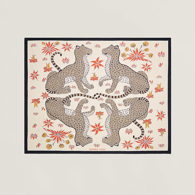 Les Leopards pareo, large model | Hermès USA